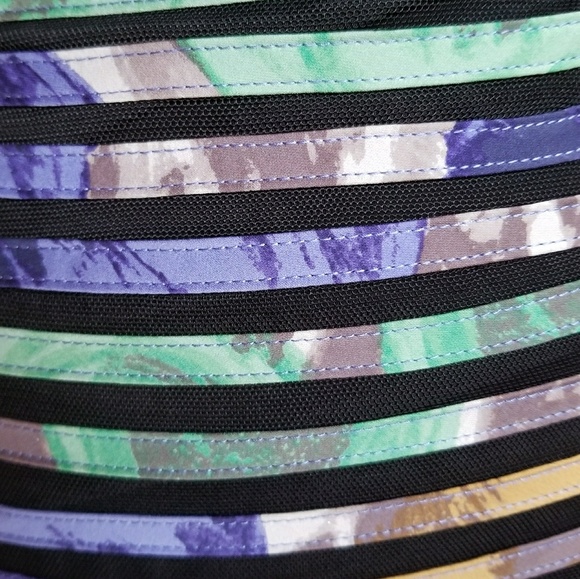 Strapless multicolored dress - Picture 6 of 8